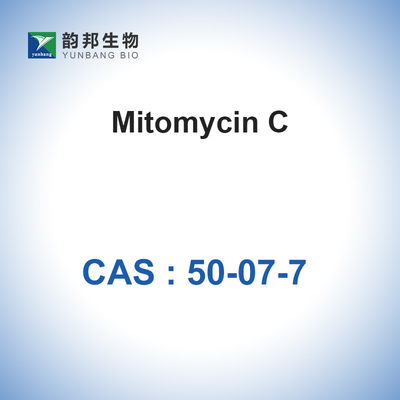 CAS 50-07-7 Matières premières antibiotiques de mitomycine C MF C15H18N4O5